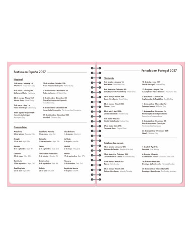 AGENDA OFICINA  2027 ESP.GAZI D/P A5 BILINGUE 70G PAPEL FSC RJ.