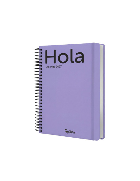 AGENDA OFICINA  2027 ESP.CLASSIC D/P A5 BILINGUE 70G PAPEL FSC MALVA