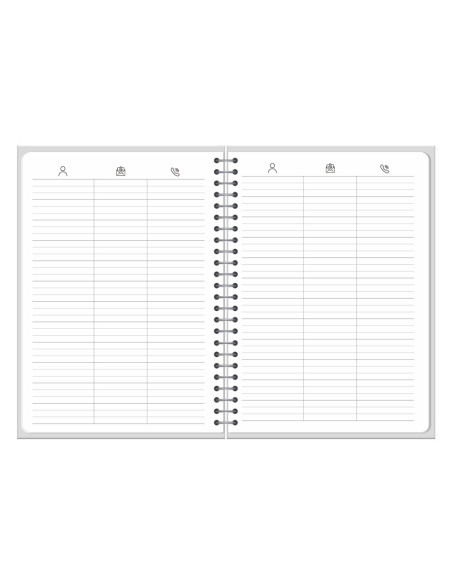 AGENDA OFICINA  2027 ESP.CLASSIC D/P A5 BILINGUE 70G PAPEL FSC AZ.