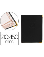 LISTIN TELEFONICO TAPA FLEXIBLE TAMAÑO 21X15 CM C/CANTONERA DORADA