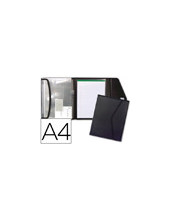 CARPETA BEAUT.PORTADOC.PP C/5 BOLSAS BLOC NOTAS CIERRE VELCRO A 2