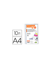 RECAMBIO FUNDAS LIDERPAPEL A4 TARJETERO BOLSA 10 H.20 TARJETAS HOJA 2