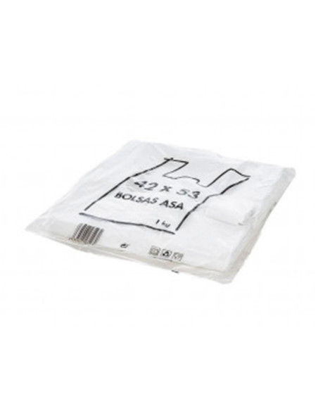 BOLSA CAMISETA RECICLADA 70% BL.50 MC 42X53 CM
