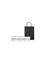 BOLSA PAPEL Q-CON.CELULOSA NG.L ASA RETORCIDA 320X400X14MM 2