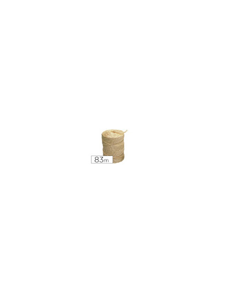 CUERDA SISAL 3 CABOS LIDERPAPEL ROLLO 1/2 KG