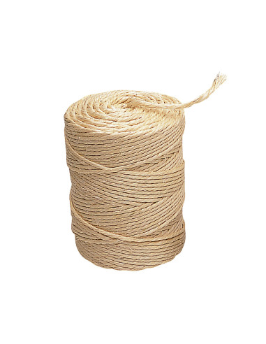 CUERDA SISAL 3 CABOS LIDERPAPEL ROLLO 1/2 KG