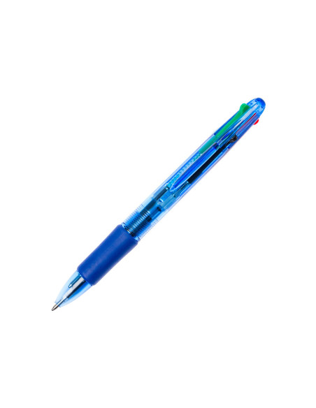 BOLIGRAFO Q-CON 4 EN 1 TINTA 4 COLORES RETRACTIL CON SUJECION CAUCHO