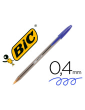 BOLIGRAFO BIC CRISTAL AZUL UD.