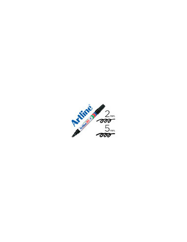 ROTULADOR ARTLINE MARCADOR PERM.EK-90 NEGRO PUNTA BISELADA 5 MM PAPEL