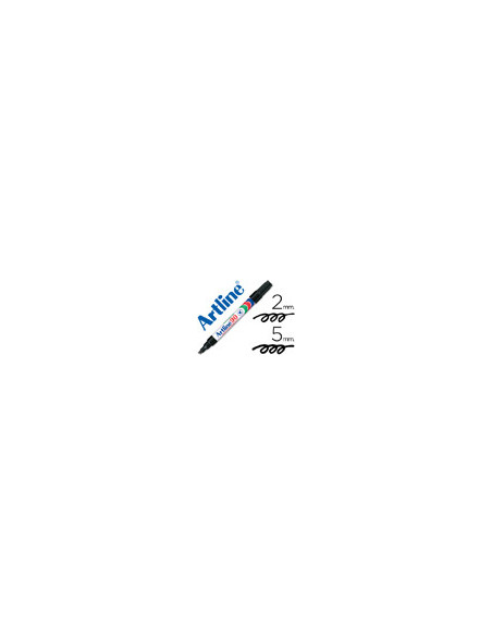 ROTULADOR ARTLINE MARCADOR PERM.EK-90 NEGRO PUNTA BISELADA 5 MM PAPEL