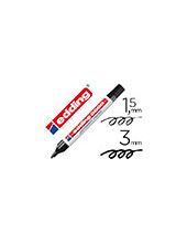 ROTULADOR EDDING MARCADOR PERM.3000 NEGRO PUNTA RED.3 MM 2