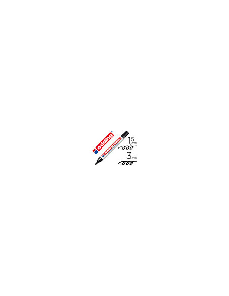 ROTULADOR EDDING MARCADOR PERM.3000 NEGRO PUNTA RED.3 MM