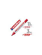 ROTULADOR EDDING MARCADOR PERM.3000 ROJO PUNTA RED.3 MM 2