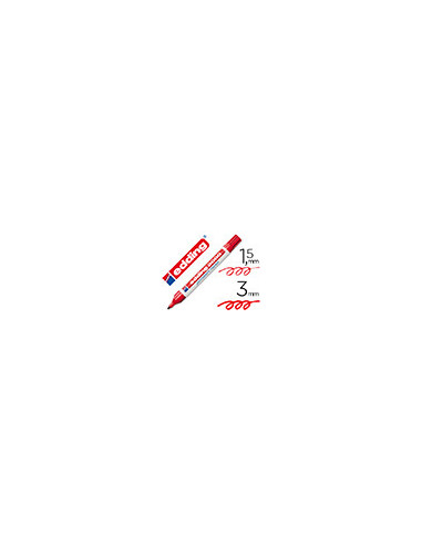 ROTULADOR EDDING MARCADOR PERM.3000 ROJO PUNTA RED.3 MM