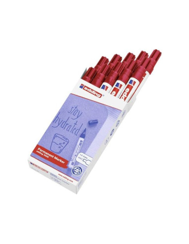 ROTULADOR EDDING MARCADOR PERM.3000 ROJO PUNTA RED.3 MM