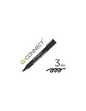 ROTULADOR Q-CON MARCADOR PERM.NEGRO PUNTA REDONDA 3.0 MM 2