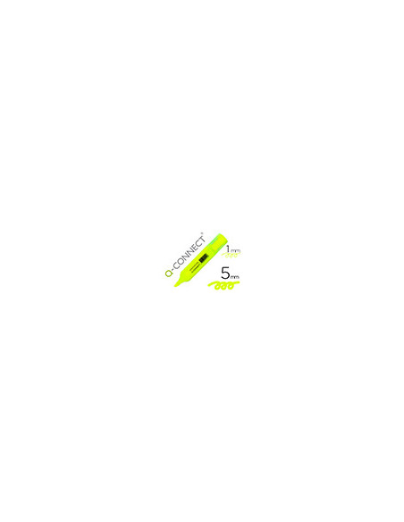 ROTULADOR Q-CON.FLUOR AMARILLO PUNTA BISELADA