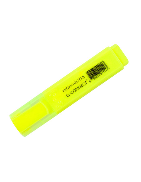 ROTULADOR Q-CON.FLUOR AMARILLO PUNTA BISELADA