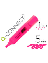 ROTULADOR Q-CON.FLUOR  ROSA PUNTA BISELADA