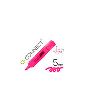 ROTULADOR Q-CON.FLUOR  ROSA PUNTA BISELADA 2