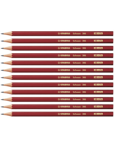 LAPICES GRAFITO STABILO SWANO 306 HB UNIDAD