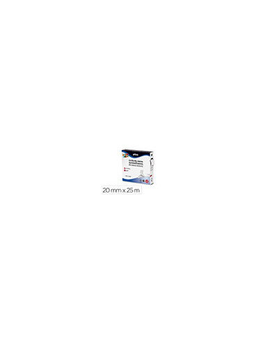 CINTA DE CIERRE ADHESIVA PLICO VELCRO BLANCO 20MM X 25M 13318