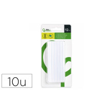 BARRAS TERMOFUSIBLE LIDERPAPEL 8 MM X 100 MM ALTO BLISTER 12 U.