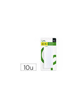 BARRAS TERMOFUSIBLE LIDERPAPEL 8 MM X 100 MM ALTO BLISTER 12 U. 2