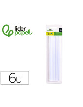 BARRA TERMOFUSIBLE 11MM DIAMETRO X 200MM LARGO 6 UD.