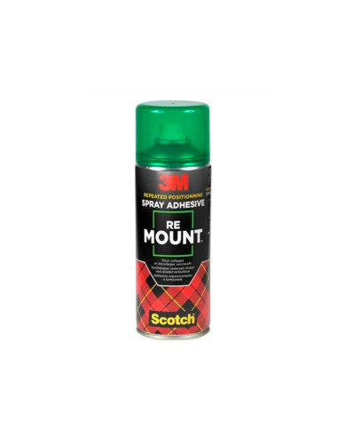 PEGAMENTO SCOTCH SPRAY REMOUN 400 ML ADH.REPOSICIONABLE INDEFINIDAMEN