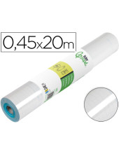 ROLLO ADHESIVO LIDERPAPEL TRANSPARENTE ROLLO DE 0,45 X 20 MT