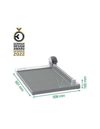 CIZALLA RODILLO LEITZ A4+ BASE MADERA PLASTIFICADA CORTE 381MM DE