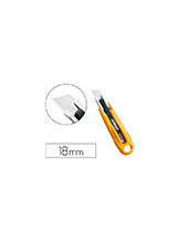 CUTER OLFA PLAST.CUCHILLA ANCHA 18MM RETRACTIL APTO ZURDOS 2