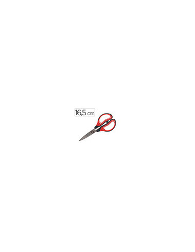 TIJERA TITANIO HOJA CURVA 16,5 CM FALICILIDAD CORTE CON FUNDA