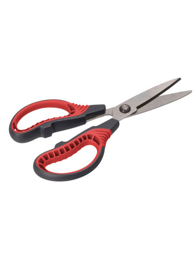 TIJERA TITANIO HOJA CURVA 16,5 CM FALICILIDAD CORTE CON FUNDA