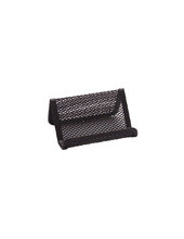 PORTATARJETA Q-CON.METALICO NEGRO 11X7,5X5 CM 2