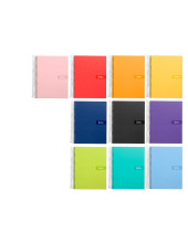CUADERNO ESP. CRAFTY A5 T.FORRADA HORIZONTAL 80H 90GR. SURT.*33067