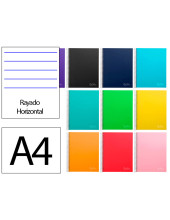 CUADERNO ESP. JOLLY A4 T.FORRADA MICRO MULTI.28H 5MM 112H. HOR.75GR.