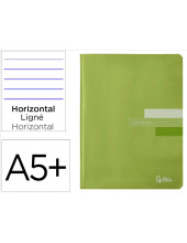 CUADERNO ENCOLADO SCRIPTUS A5 T.CARTON HOR. 48H. 90GR. COL.SURT.