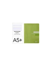 CUADERNO ENCOLADO SCRIPTUS A5 T.CARTON HOR. 48H. 90GR. COL.SURT. 2
