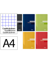 CUADERNO GRAP. SCRIPTUS A4 T.CARTON 8MM 48H 60GR. SURT.