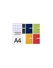 CUADERNO GRAP. SCRIPTUS A4 T.CARTON 8MM 48H 60GR. SURT. 2