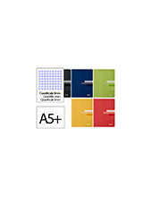 CUADERNO ENCOLADO SCRIPTUS A5 T.CARTON 3MM 48H. 90GR. COL. SURT. 2