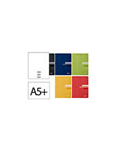 CUADERNO ENCOLADO SCRIPTUS A5 T.CARTON LISO 48H. 90GR. COL.SURT. 2