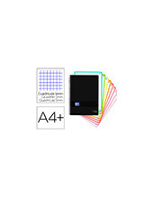 CUADERNO ESP. OXFORD B&C A4+ T.PLASTICO MICRO 5MM 8B 160H  90GR.TURQ. 2