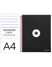CUADERNO ESP. ANTARTIK A4 T.FORRADA MICRO HOR. 5B 4T.120H.100GR.NG.