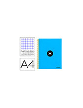 CUADERNO ESP. ANTARTIK A4 T.FORRADA MICRO 5MM 5B 4T.120H.100GR.AZ. 2