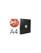 CARPETA 4 A 40 MM  MIXTAS FL  LIDERPAPEL ANTARTIK NEGRO 2