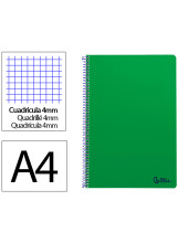 CUADERNO ESP. SMART FL. T.BLANDA 4MM 80H. 60GR. VE.