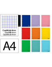 CUADERNO ESP. SMART FL. T.BLANDA 4MM 80H. 80GR. COL.SURT**08194